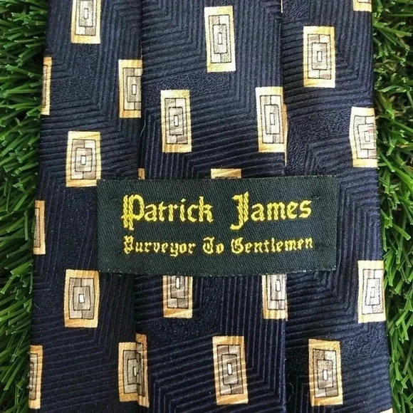 {Patrick James} Purveyor to Gentlemen All Silk Tie - Picture 4 of 8